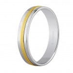 Argyor karikagyűrű 14k kétszínű aranyból 4mm 5242255 | Argyor