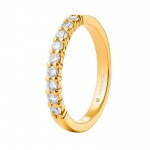 Gyűrű 18k sárga aranyból gyémántokkal 74A0058 | Argyor
