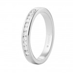 Eljegyzési gyűrű 18k fehéraranyból gyémánttal 74B0050 | Argyor