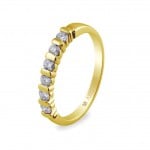 Eljegyzési gyűrű 18k aranyból gyémánttal 0,39 karát | Argyor