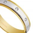 Karikagyűrű 18k aranyból gyémántokkal 5mm 55523158