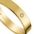 Karikagyűrű 18k aranyból gyémántokkal 4 mm 55401002