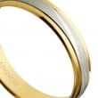 Karikagyűrű 18k kétszínű aranyból 4mm 5240329