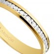 Karikagyűrű 18k aranyból gyémánt berakással 3mm 5230463